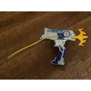 Silver Blue Duotron 2x Right Spin Launcher w/ Ripcord Hasbro Beyblade V Force